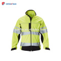 Winter Construction Workwear Engineer Chaqueta reflectante de seguridad roja